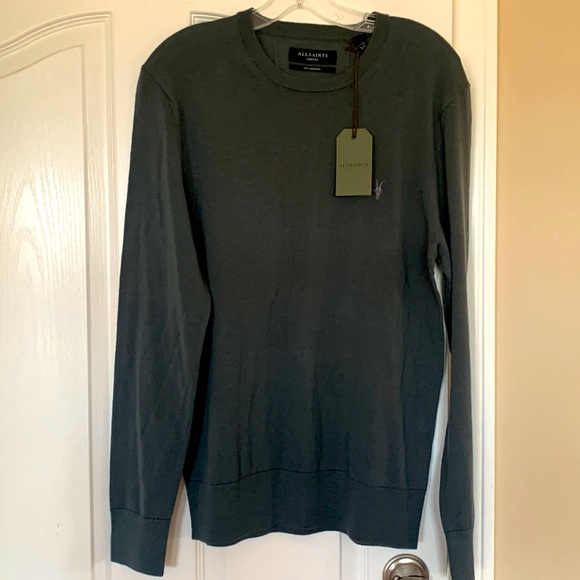 All Saints Sweaters Nwt Mens All Saints Mode Merino Crew Knit